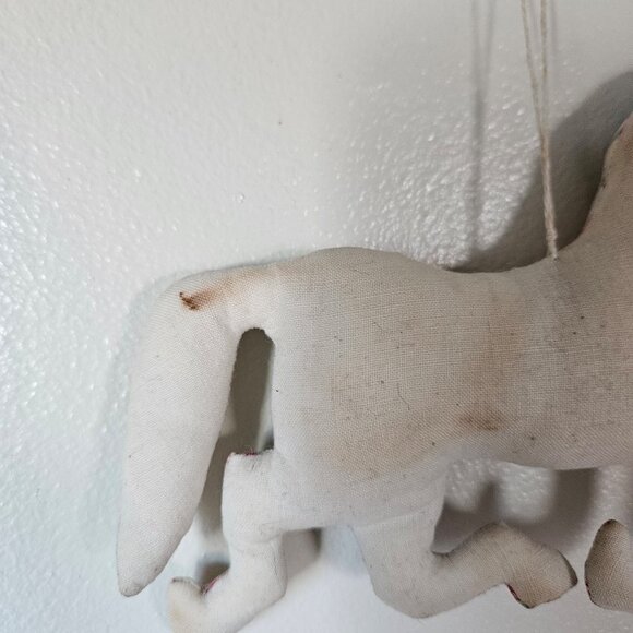 Antique Quilt Christmas Ornament Horse - Picture 6 of 6